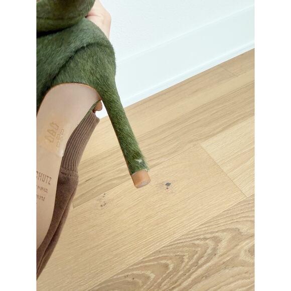 Schutz Maryana Welt Wild Pointed Toe Calf Hair High Heel Tall Boot US 5 - Picture 10 of 10